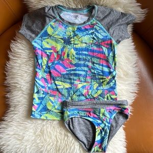 Athleta Girl 2 Piece Swimsuit, Size 6